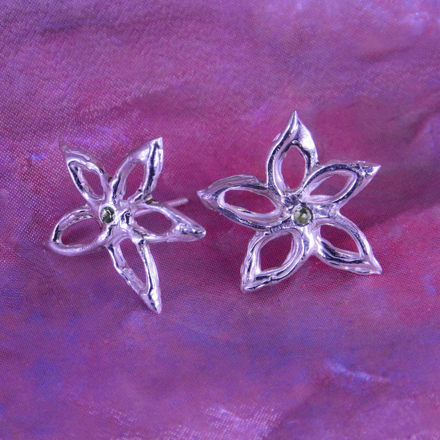Aros lyrae con piedra (a pedido)