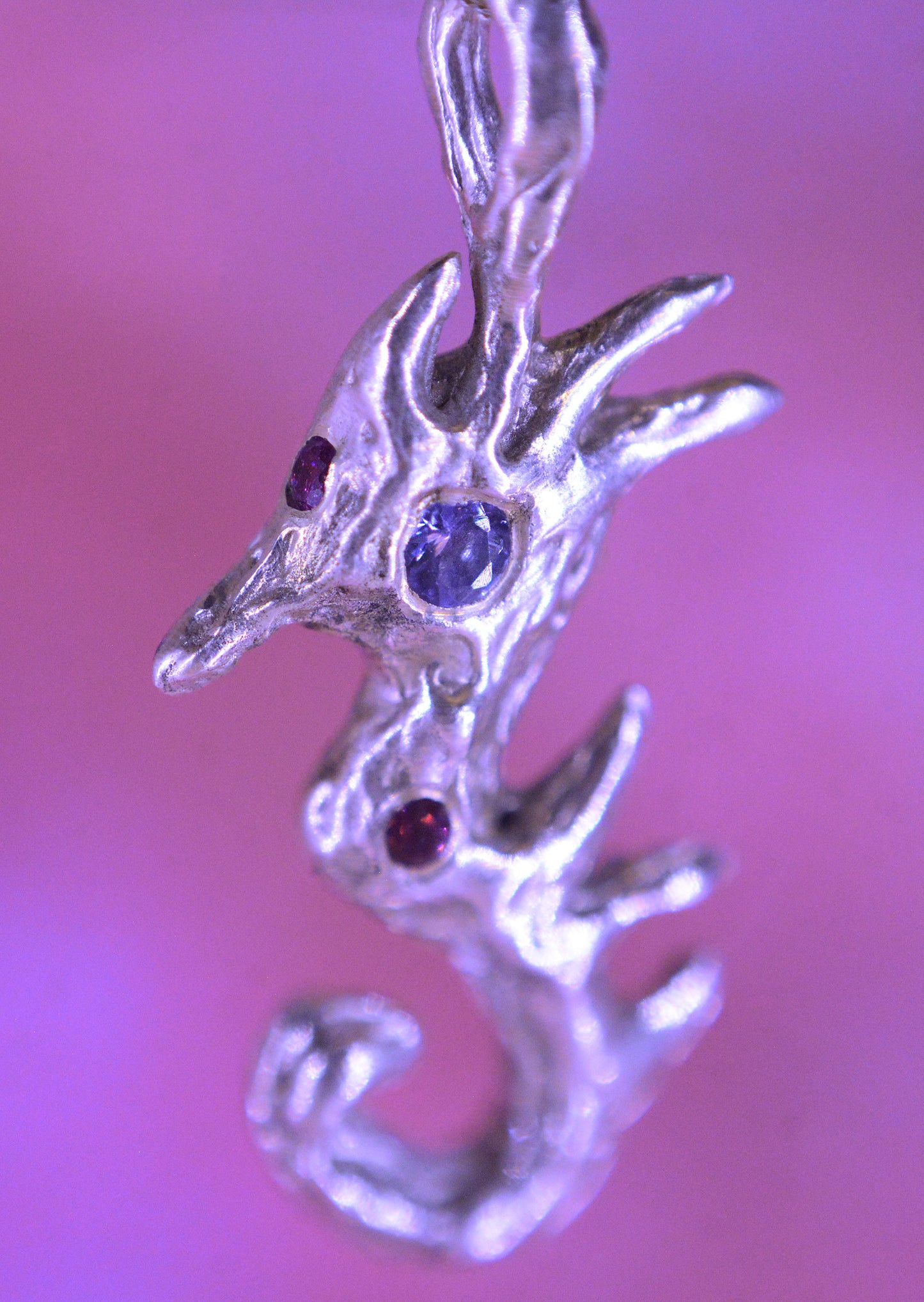 Colgante Hypocampus con piedras