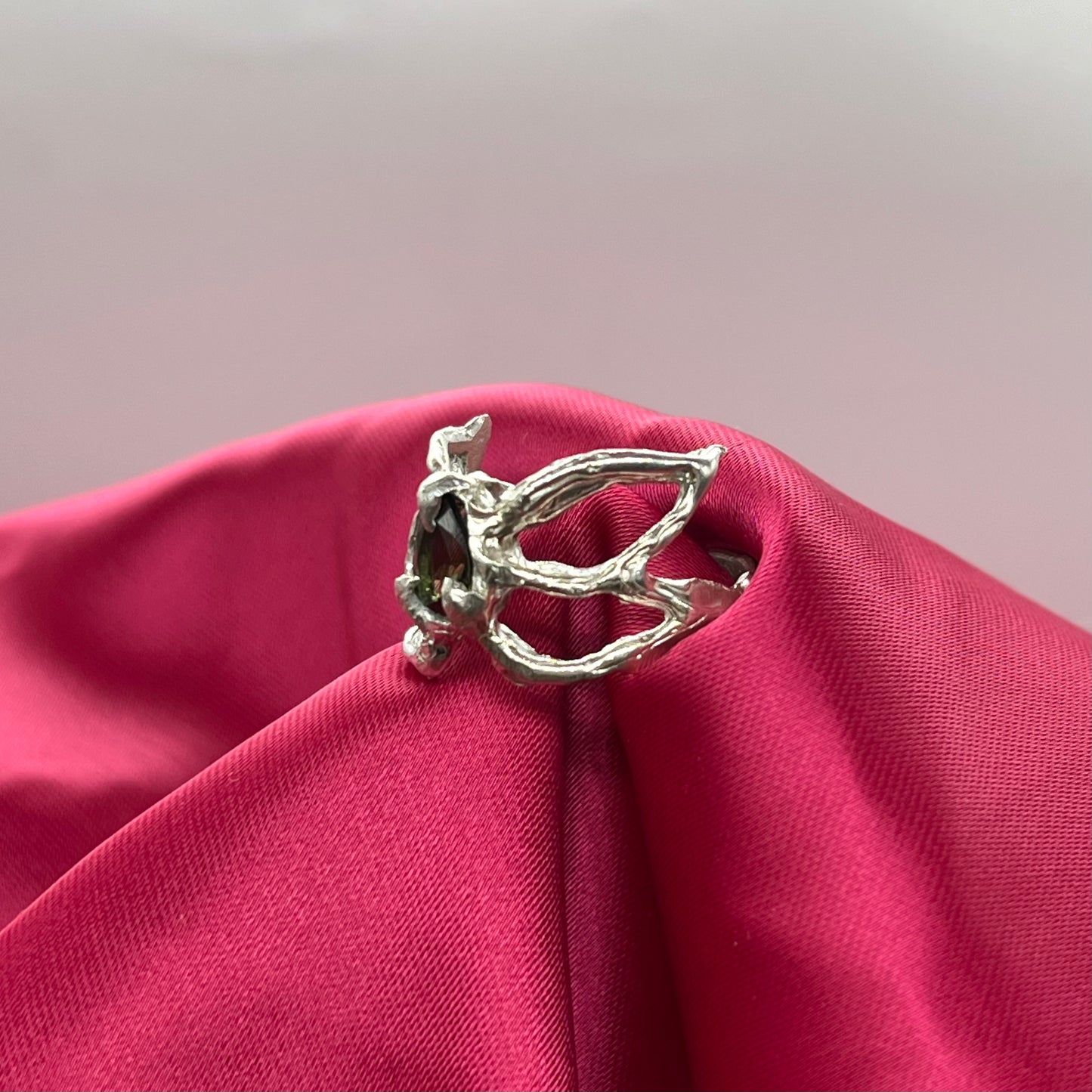 Anillo Tiara turmalina