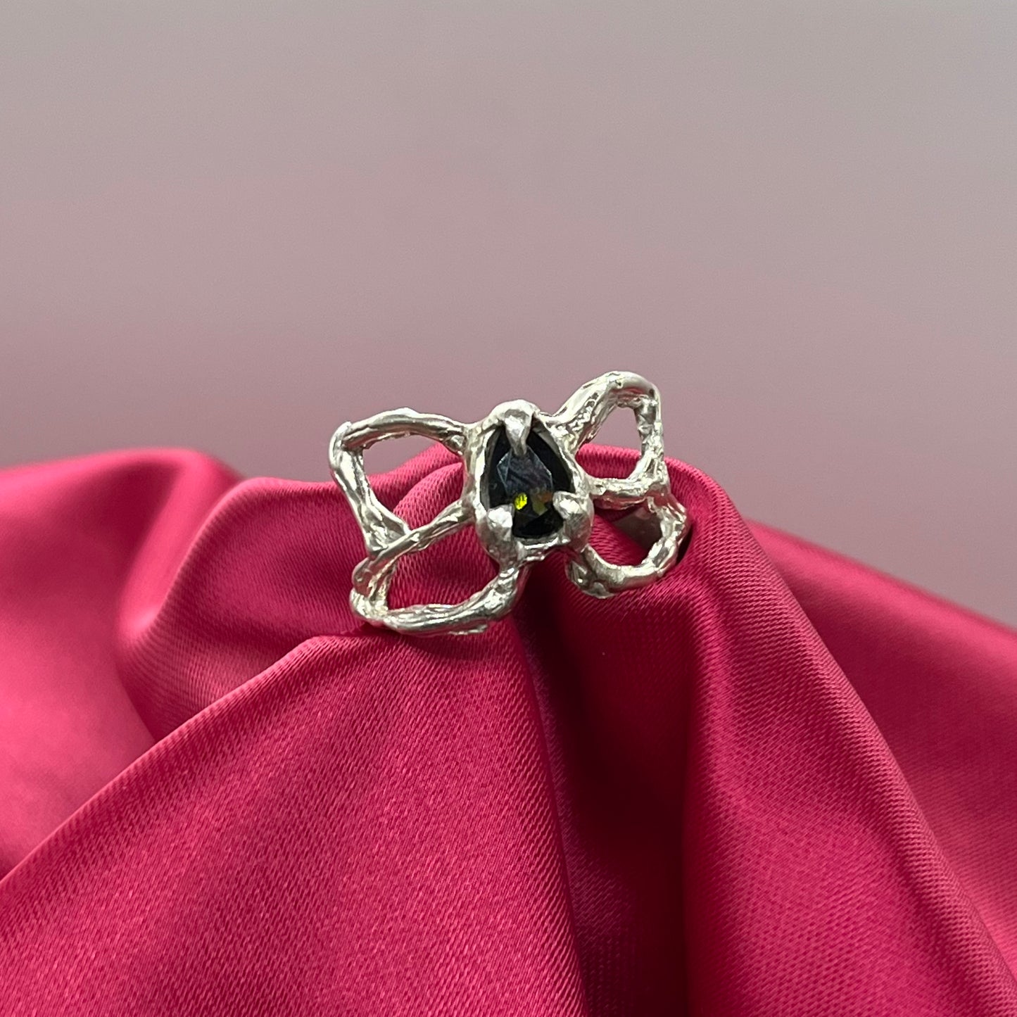 Anillo Tiara turmalina