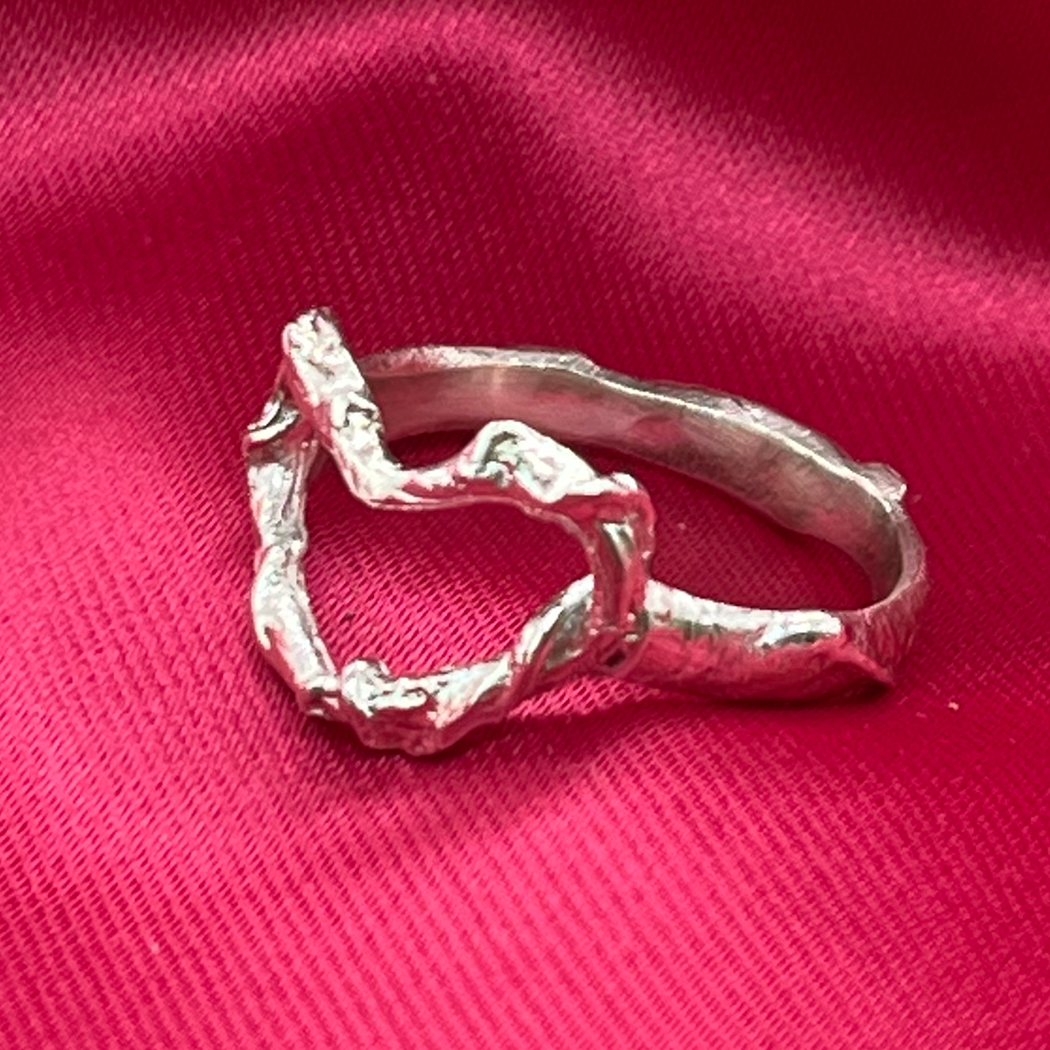 Anillo corazón de la guarda