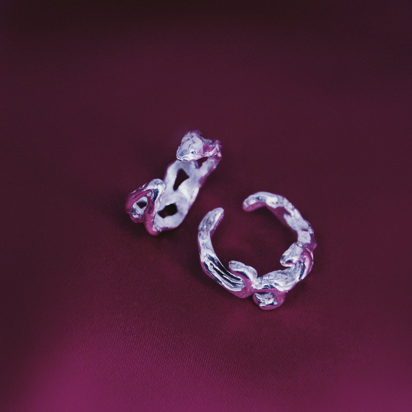 Earcuff marmolado