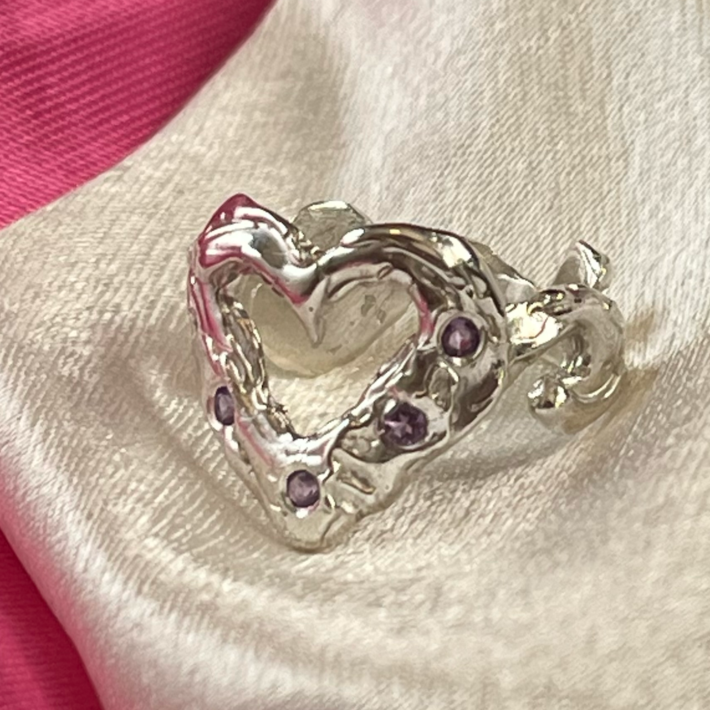 Anillo queen amatista