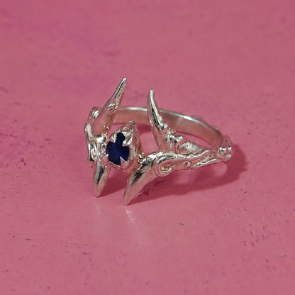 Anillo Nargylia II Zafiro