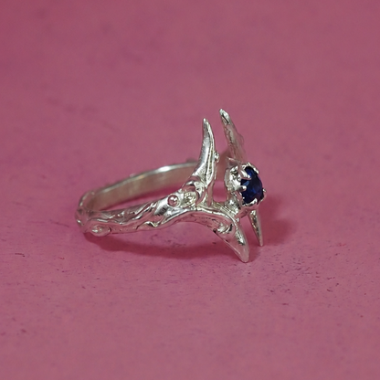 Anillo Nargylia II Zafiro