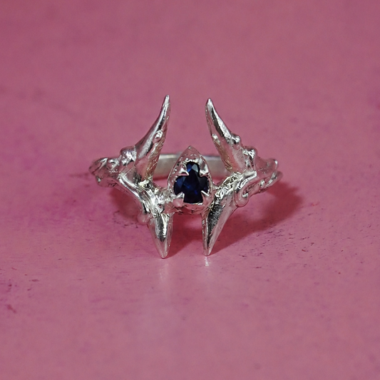 Anillo Nargylia II Zafiro