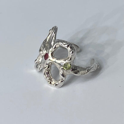 earcuff pluthea con piedras (a pedido)