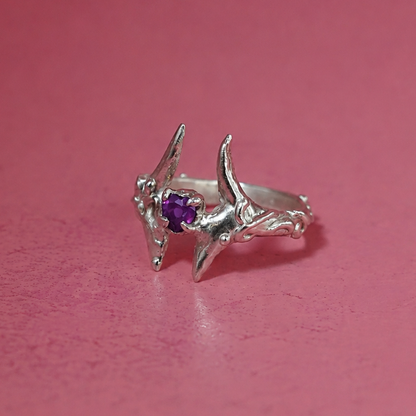 Anillo Nargylia III amatista