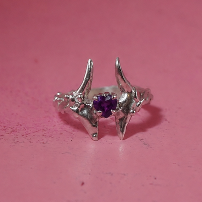 Anillo Nargylia III amatista