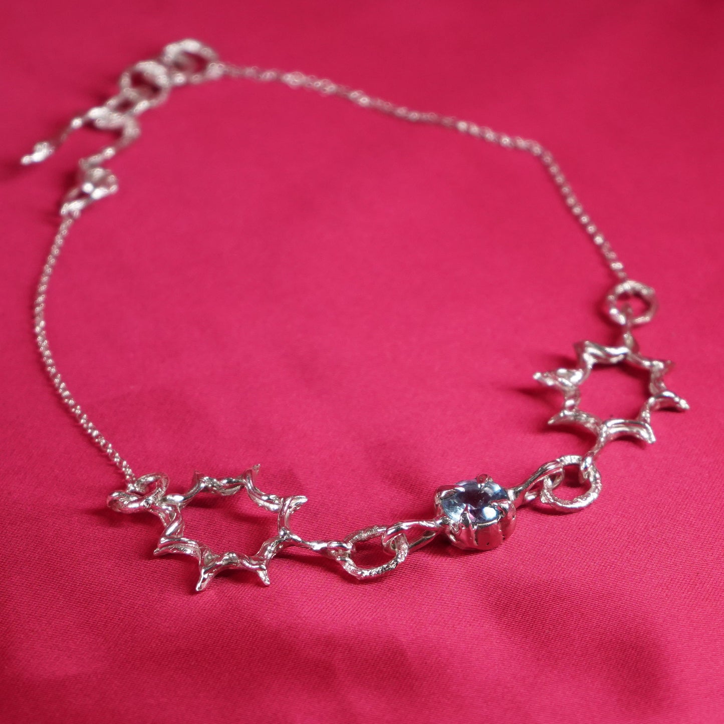 Choker Auretil con topacio