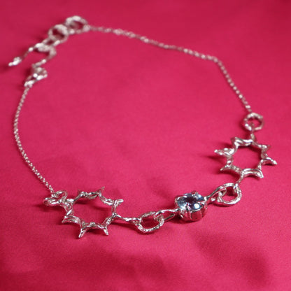 Choker Auretil con topacio