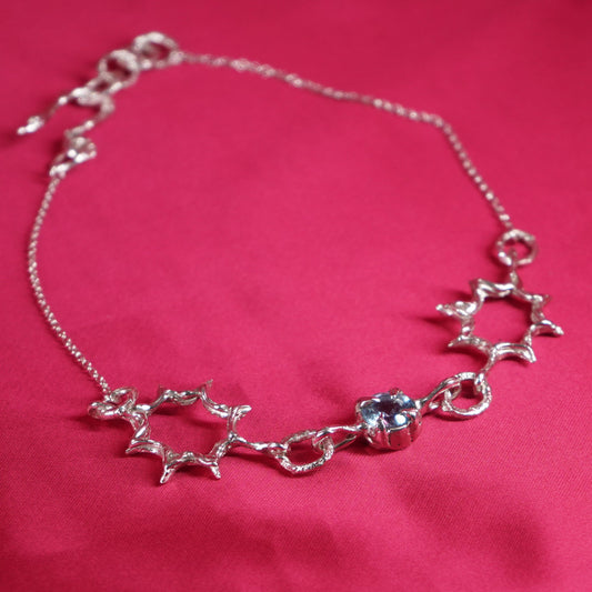 Choker Auretil con topacio