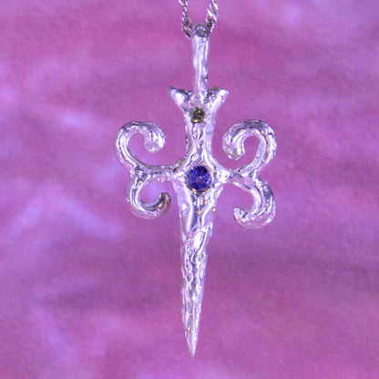 Colgante praesidium con piedras (a pedido)