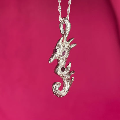 Colgante Hypocampus con piedras