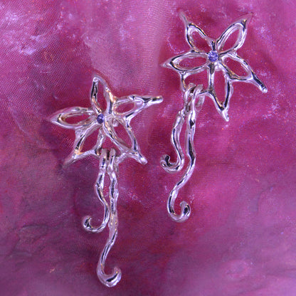 Aros Lyrae danzantes con piedra (a pedido)