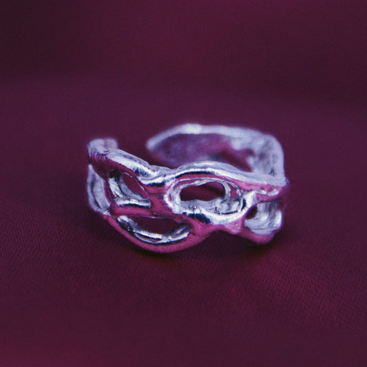 Earcuff marmolado (a pedido)