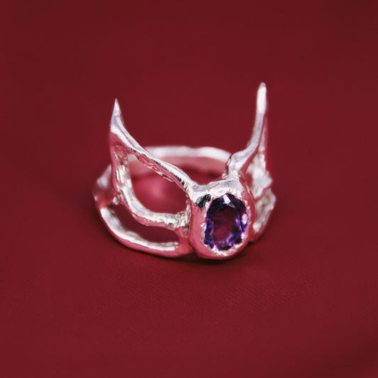 Anillo Tiara (amatista)